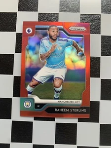 2019-20 Panini Prizm Premier League Raheem Sterling Red /149 Manchester City - Bild 1 von 2
