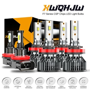 For Freightliner Cascadia Truck 2008-2021 LED Headlight Hi+Low Fog Light Bulbs - Bild 1 von 8
