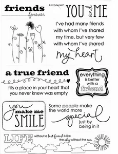 True Best Special Friend Freunde Spruch Sammelalbum Karte Basteln Aufkleber - Bild 1 von 1