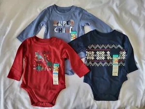 3 Garanimals Long Sleeve 3-6 Months New With Tags NWT Winter Clothes - Picture 1 of 4
