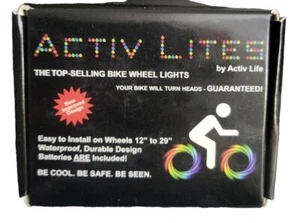 Activ Life Bike Wheel Lights (2 Tire, Patriotic) Top Easter Basket Stuffers for - Picture 1 of 11