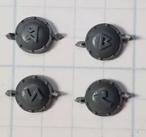 Warhammer Old World Dwarfs Bits Thunderer Quarreler Rune Back Icons x4 Set A - Picture 1 of 4