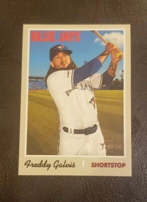 2019 Topps Heritage Freddy Galvis UER #575 Toronto Blue Jays - Image 1 of 2