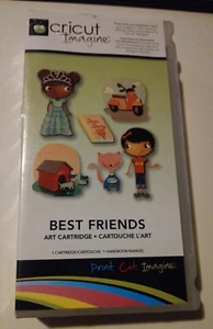 Cricut Imagine Best Friends Shapes Cartridge 2000634 Box DAMAGED - Picture 1 of 7