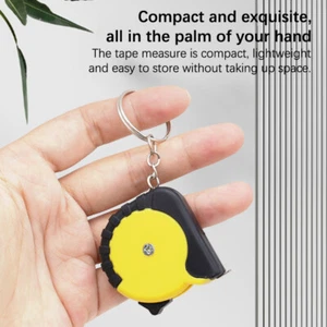 1M Multipurpose Measure Tape With Keychain Portable Small Soft Steel Ruler - Picture 1 of 12