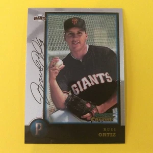 1998 Bowman Chrome #100 Russ Ortiz San Francisco Giants - Bild 1 von 2