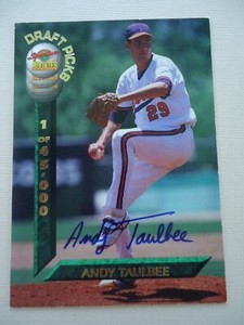 Andy Taulbee - 1994 Sig. RC's Autographed Baseball card # 51 - Clemson - P