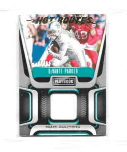 2020 Panini Playbook - Hot Routes Relic #HR-DP - DeVante Parker- Miami Dolphins - Picture 1 of 2