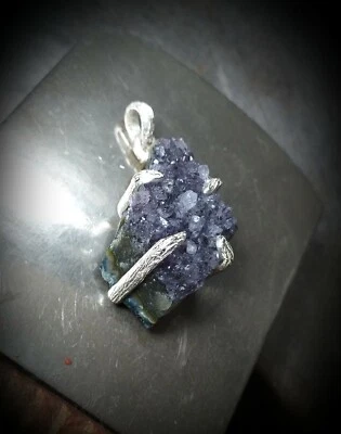 Ciondolo Ametista argento 925 artigianale  - Immagine 1 di 4