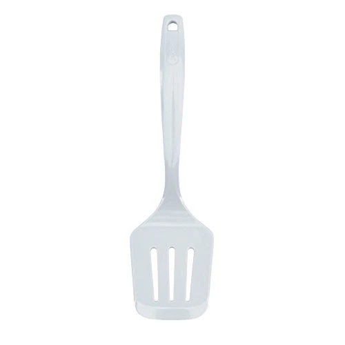Good Cook Classic 12inch White Melamine Slotted Turner Spatula