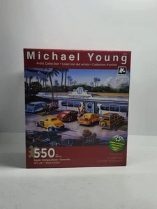 Micheal Young Artist Collection Lansing The Diner 550 Piece Jigsaw Puzzle 18x24 - Picture 1 of 4