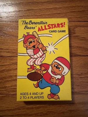 Raro Berenstain Bears Allstars Completo Juego de Cartas Vintage 2-4 Jugadores, Edades 4+ Foto 1 de 3