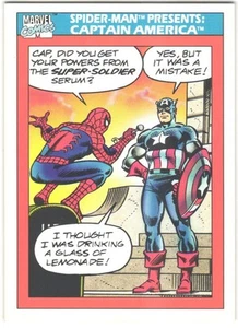 Impel Marvel Universe Spider-Man Presents 1990/Capitán América #157 - Imagen 1 de 2