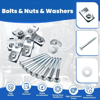 Kit de pernos de montaje de caja para camioneta Ford Super Duty F250 F350 F450 F550 Foto 1 de 4