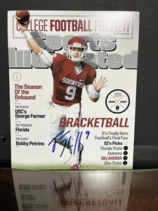 TREVOR KNIGHT SIGNED 8X10 PHOTO OKLAHOMA SOONERS FOOTBALL BOOMER AUTOGRAPH AUTO - Picture 1 of 1