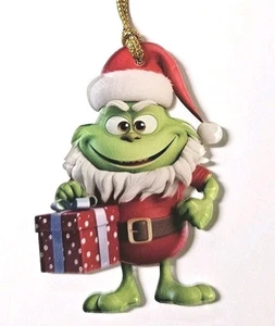 The Grinch Funny Christmas Ornament Tree Trimming Holiday Decor 2D Acrylic  - Picture 1 of 3