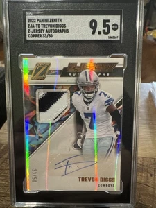2022 Panini Zenith Z-Jersey Autographs Trevon Diggs #ZJA-TD Copper /50 (AU, MEM) - Bild 1 von 3