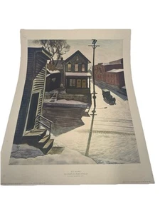 Ice Glare By Charles Burchfield Living America Art Collotype 1939 USA - Bild 1 von 9