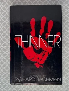THINNER Richard Bachman 1984 STEPHEN KING Hardcover Dust Jacket - Picture 1 of 8