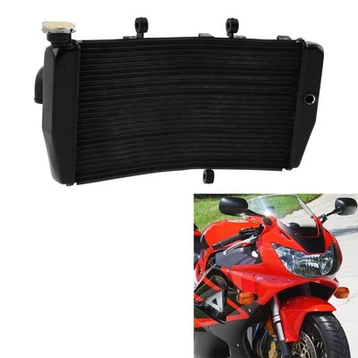 Black Radiator Cooler Cooling Fit For Honda CBR929RR CBR 929RR 2000-2001 00 01 - Image 1 of 4
