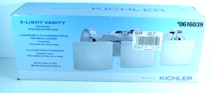 Kichler CH 37380- Lenihan 3 Light Etched Glass 23" Wide Bathroom Vanity Light - Picture 1 of 4