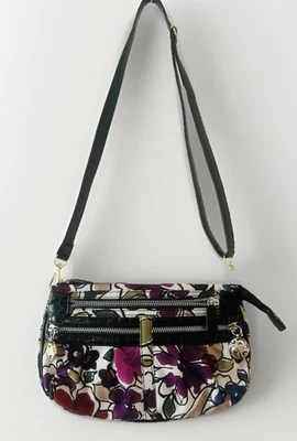Brighton Floral Quilted Nylon Shoulder Bag  Super Lightweight Crossbody - Image 1 of 4
