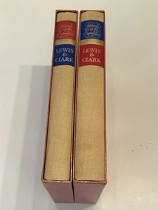 Journals Of The Expedition: Lewis & Clark 2 Book Set 1962 Heritage Press W/Cases - Picture 1 of 15