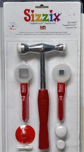 NIB SIZZIX PADDLE PUNCH STARTER KIT SCRAPBOOKING TOOLS - Picture 1 of 2