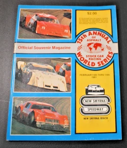 1981 15th Ann. Wold Series of Asphalt New Smyrna Speedway Program - Feb 14, 1981 - Picture 1 of 2