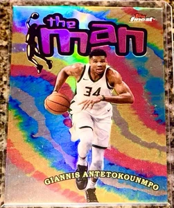 Giannis Antetokounmpo 2024-25 Topps Finest The Man CASE HIT SSP 1:480 BUCKS - Bild 1 von 2