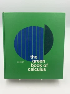 The Green Book of Calculus by Joshua Chover (1972) Vintage Hardcover Textbook - Imagen 1 de 13
