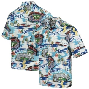 Los Angeles Dodgers Reyn Spooner Scenic Button-Up Shirt - Royal - Picture 1 of 3