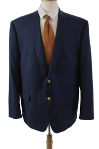 Blazer uomo Lauren Ralph Lauren lana dettagli bottoni maniche lunghe blu taglia 46 - Foto 1 di 9