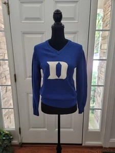 Hillflint Duke Blue Devil Letter Pullover Erwachsene XS Small Extra Small V-Ausschnitt - Bild 1 von 5
