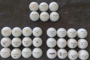 (30) 2 1/2 Dozen TaylorMade TP5 Used Golf Balls 5A/AAAAA Mint (TPL) White - Picture 1 of 14