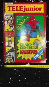 Tele Junior N° 10 Vintage 1978 Spiderman Goldorak Star Wars Ouest Gadget popy - Imagen 1 de 14