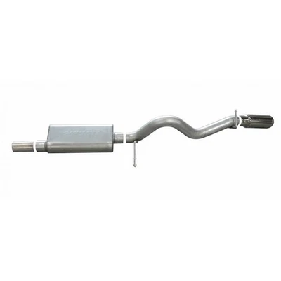 Gibson 612801 Polished Stainless Single Exhaust System for 2009 Hummer H3 5.3L Foto 1 de 4
