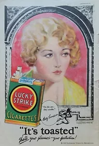 Lucky Strike, Betty Compson Filmstar Vintage 1928 Magazinanzeige - Bild 1 von 1
