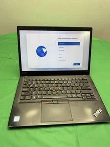 Lenovo ThinkPad 14" T490S i5-8365U, 16GB, 256GB, Windows 11 Pro - Picture 1 of 10