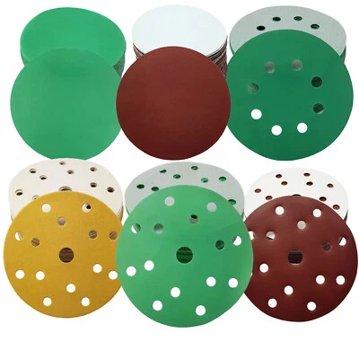 Craft-Equip 50-75-125-150-225 mm Schleifscheiben Klett Exzenter Schleifpapier