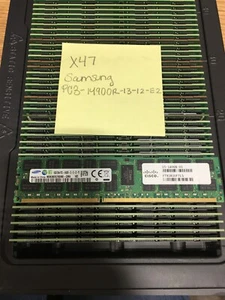 Lot of 47 Samsung 16GB PC3-14900R 2Rx4 ECC REG DIMM Memory RAM M393B2G70DB0-CMA - Picture 1 of 5