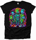 Zombie Kids School Scary Neon T Shirt High Quality Boy Girl MESSAGE ME THE SIZE