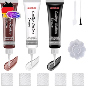 3 Farben Leder Reparatur Set 20Ml Flüssigleder Schwarz Lederreparaturset Schwarz - Bild 1 von 12