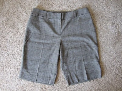 Style & Co. women's size 12 gray plaid stretch shorts - Image 1 of 4