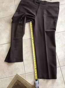 Sansabelt Pants Mens 42 x 28 Brown Trousers Measures 42x28 - Picture 1 of 5