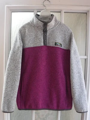 L.L. Top de manga larga con botones a presión Bean 1/3 niños M (10-12) ~Excelente~ Foto 1 de 4