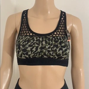 Neu Victoria's Secret Pink Racerback Sport BH Mesh Camo XS - Bild 1 von 4