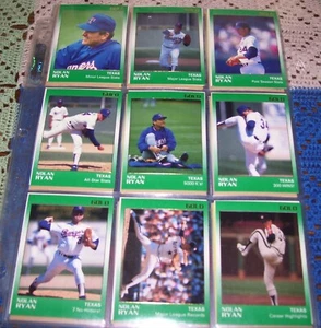 1991 Star Nolan Ryan Gold (9) Card Set Texas Rangers - Picture 1 of 3