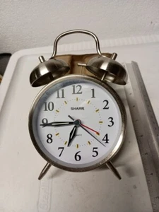 Sharp 5" Diameter Quartz Alarm Clock Model SPC800 Tested Works - Picture 1 of 4