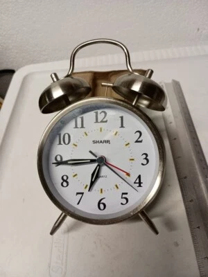 Sharp 5" Diameter Quartz Alarm Clock Model SPC800 Tested Works - Image 1 of 4